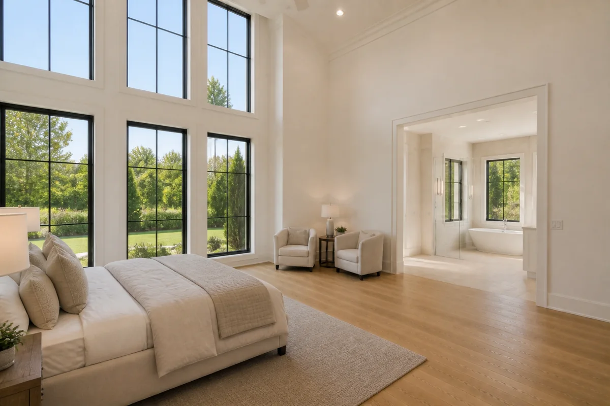 Primary Bedroom at the Grand Oak Residence